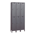 Hallowell ValueMax Metal Locker: Premium Wardrobe Double - Tier, 3 - Wide - 36