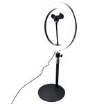 HamiltonBuhl Content Creators Set - Ring Light with Dual Smartphone Holders (HML - BLITE - MIC) - SchoolOutlet