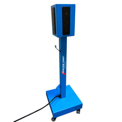 HamiltonBuhl PowerPost Mobile Charging Tower with 8 AC Outlets, 4 USB and 4 USB-C Ports (HML-CTB16)