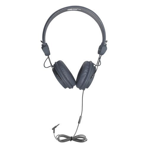HamiltonBuhl Favoritz TRRS Headset with In - Line Microphone 50 Pack (HML - FVGRY - 50) - SchoolOutlet
