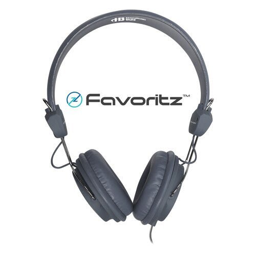 HamiltonBuhl Favoritz TRRS Headset with In - Line Microphone 50 Pack (HML - FVGRY - 50) - SchoolOutlet