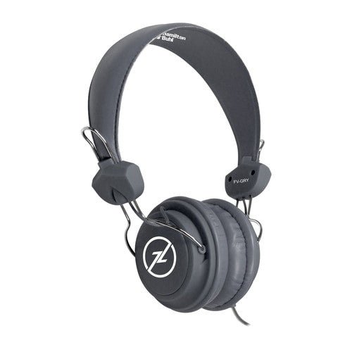 HamiltonBuhl Favoritz TRRS Headset with In - Line Microphone 50 Pack (HML - FVGRY - 50) - SchoolOutlet