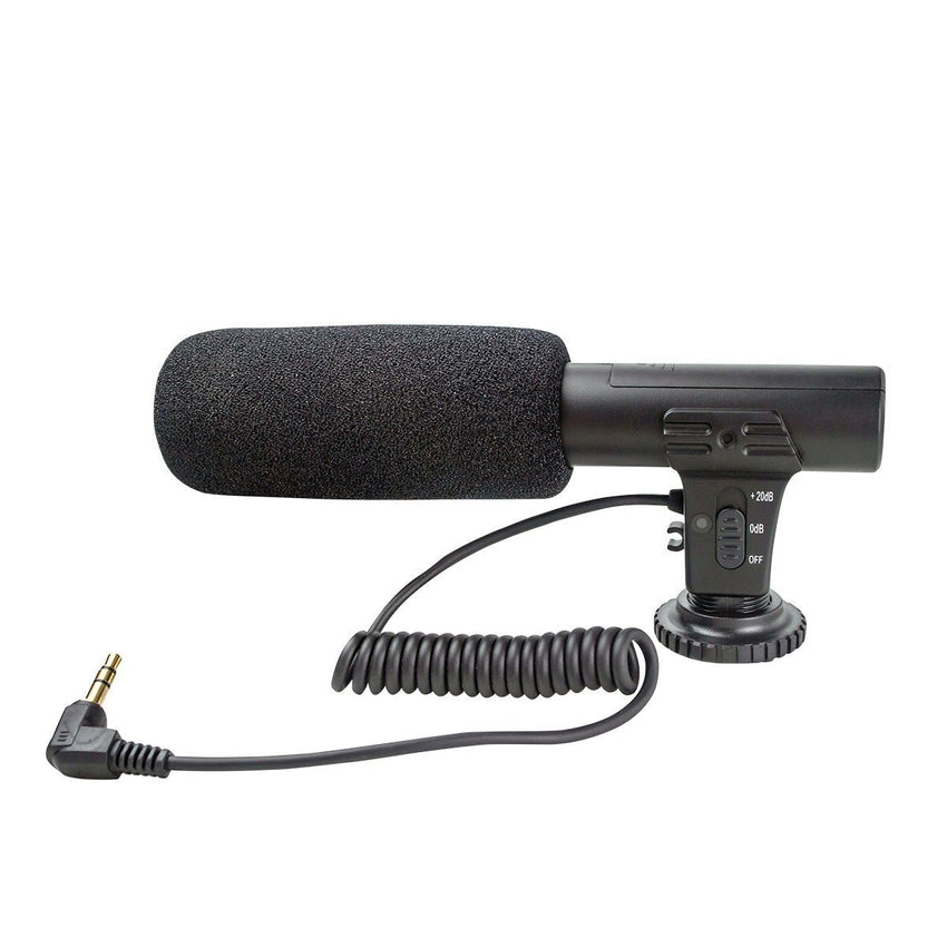 HamiltonBuhl External Microphone for Camcorders and SLR Cameras (HML - HDV17 - MIC) - SchoolOutlet