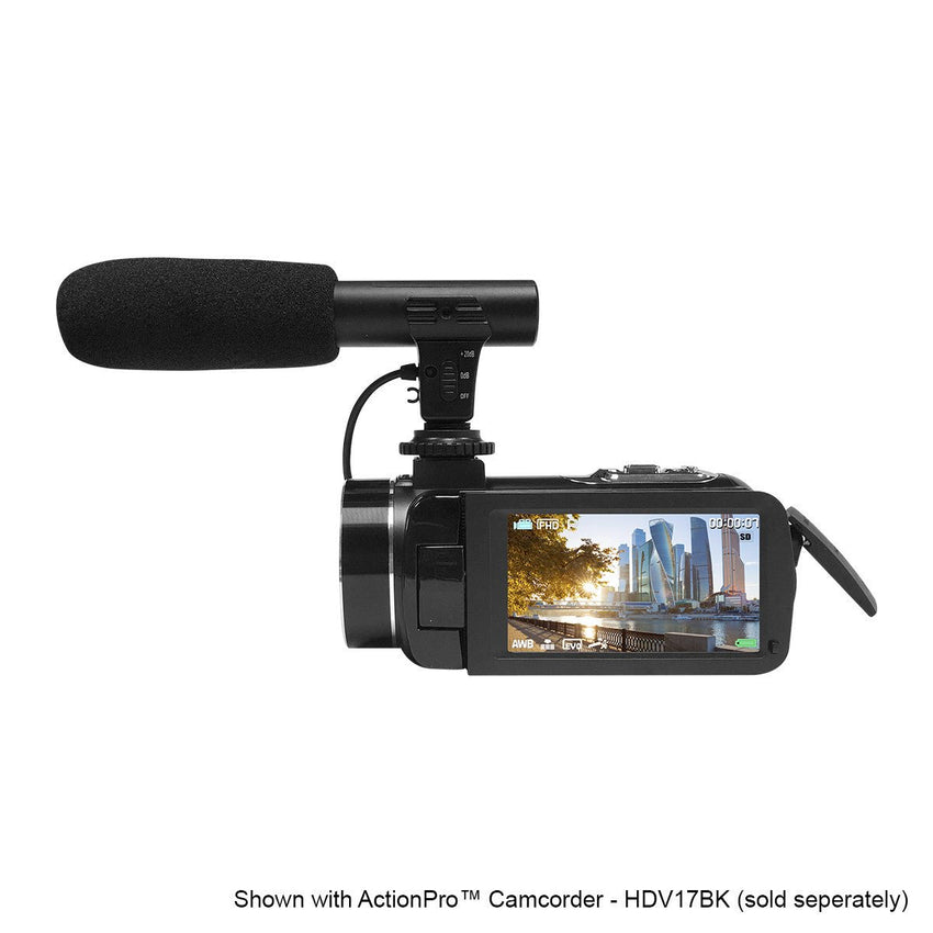 HamiltonBuhl ActionPro 30MP, 18x Digital Zoom, 2.7K High - Definition Digital Camcorder (HML - HDV17BK) - SchoolOutlet