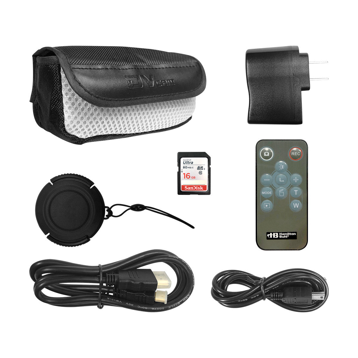 HamiltonBuhl ActionPro 30MP, 18x Digital Zoom, 2.7K High - Definition Digital Camcorder (HML - HDV17BK) - SchoolOutlet