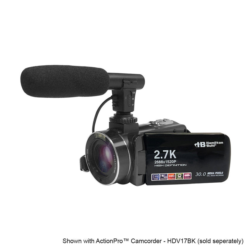 HamiltonBuhl ActionPro 30MP, 18x Digital Zoom, 2.7K High - Definition Digital Camcorder (HML - HDV17BK) - SchoolOutlet