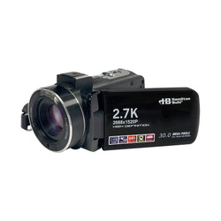 HamiltonBuhl ActionPro 30MP, 18x Digital Zoom, 2.7K High-Definition Digital Camcorder (HML-HDV17BK)