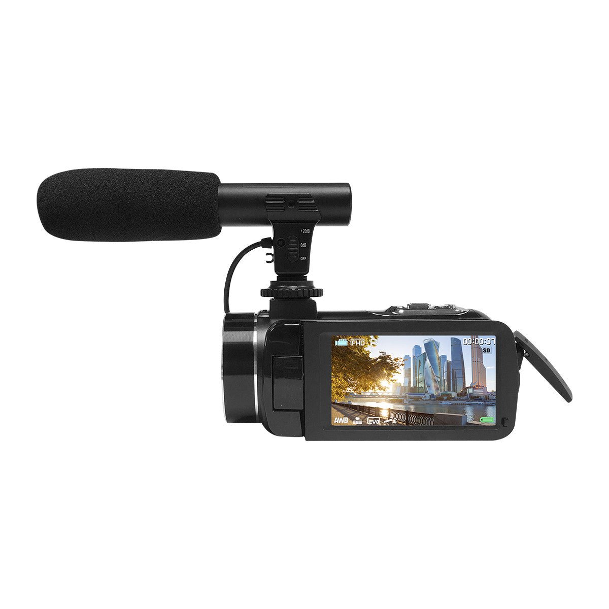 HamiltonBuhl ActionPro 30MP, 18x Digital Zoom, 2.7K High - Definition Digital Camcorder (HML - HDV17BK) - SchoolOutlet