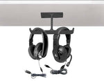 HamiltonBuhl Hook - It Dual Headphone/Headset Hanger with 3M Adhesive and Screws (HML - HP - HOOK) - SchoolOutlet