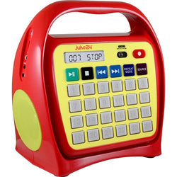 Hamilton Buhl J22RCS1YR Portable Digital Jukebox with CD Player & Karaoke Function Red/Yellow (HML-J22RCS1YR)