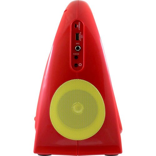 Hamilton Buhl J22RCS1YR Portable Digital Jukebox with CD Player & Karaoke Function Red/Yellow (HML - J22RCS1YR) - SchoolOutlet