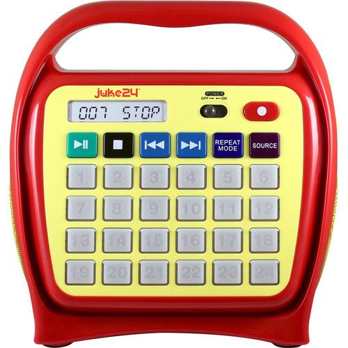 Hamilton Buhl J22RCS1YR Portable Digital Jukebox with CD Player & Karaoke Function Red/Yellow (HML - J22RCS1YR) - SchoolOutlet