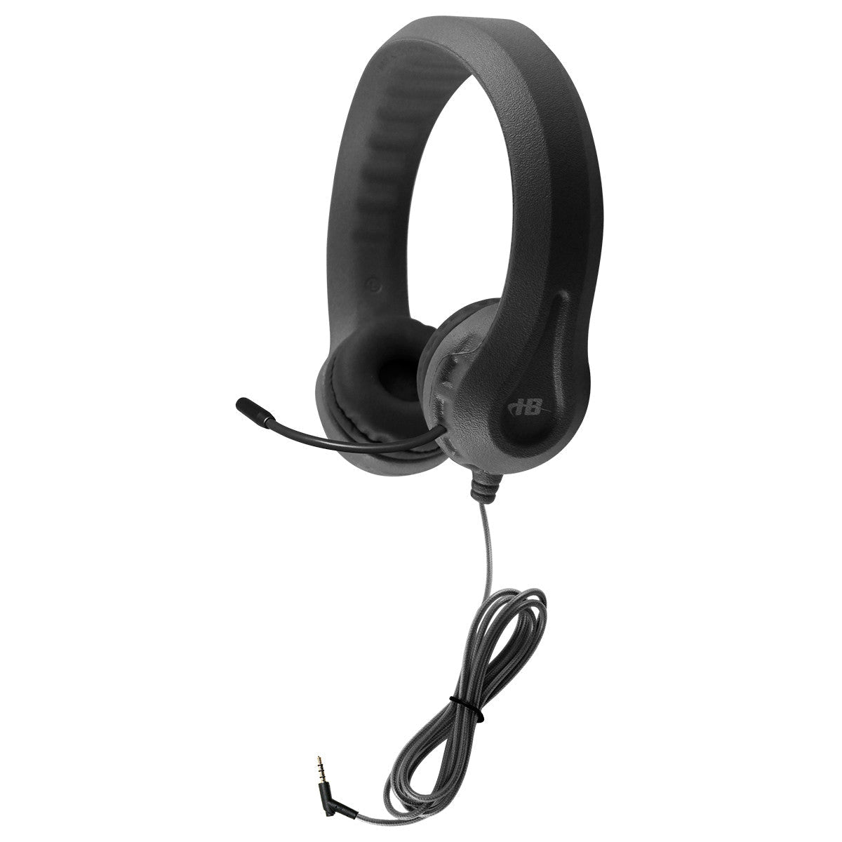 HamiltonBuhl Flex - Phone TRRS Headset with Gooseneck Microphone for K - 5 (HML - KFX2 - BLK) - SchoolOutlet
