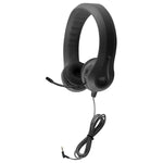 HamiltonBuhl Flex - Phones TRRS Headset with Gooseneck Microphone for K - 5 - 42 Pack (HML - KFX2BLK - 42) - SchoolOutlet