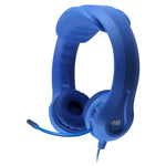 HamiltonBuhl Flex - Phones Virtually Indestructible Foam USB Headsets with Gooseneck Microphone – BLUE (HML - KFX2U - BLU) - SchoolOutlet