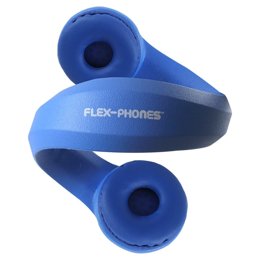 HamiltonBuhl Flex - Phones USB Kids Headset with Gooseneck Microphone BLUE - 42 Pack (HML - KFX2UBLU - 42) - SchoolOutlet
