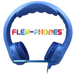 HamiltonBuhl Flex - Phones USB Kids Headset with Gooseneck Microphone BLUE - 42 Pack (HML - KFX2UBLU - 42) - SchoolOutlet