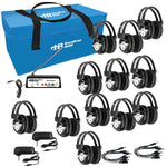 HamiltonBuhl 12 - Station Wireless Listening Center with Wireless Multi - Channeled Transmitter and Headphones (HML - LCP/12/901) - SchoolOutlet
