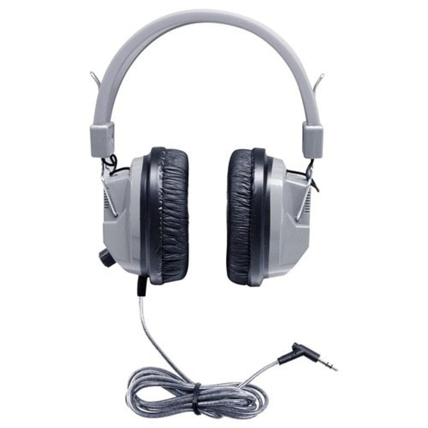 HamiltonBuhl Lab Pack, 12 SchoolMate SC7V Deluxe - Sized Headphones in a Carry Case (HML - LCP/12/SC7V) - SchoolOutlet