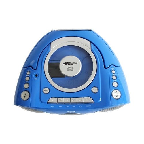 HamiltonBuhl 6 - Person Listening Center with AudioAce Bluetooth Media Player, 2 Blue, 2 Green and 2 Red Flex - Phones Headphones, Jackbox and Carry Case (HML - LCP/CD385/6FX) - SchoolOutlet