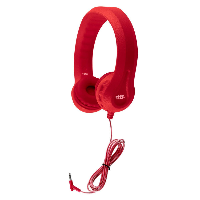 HamiltonBuhl 6 - Person Listening Center with AudioAce Bluetooth Media Player, 2 Blue, 2 Green and 2 Red Flex - Phones Headphones, Jackbox and Carry Case (HML - LCP/CD385/6FX) - SchoolOutlet
