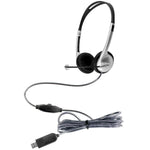 HamiltonBuhl MACH - 1 Multimedia USB Headset - Steel Reinforced Gooseneck Mic and In - Line Volume (HML - M1USB) - SchoolOutlet