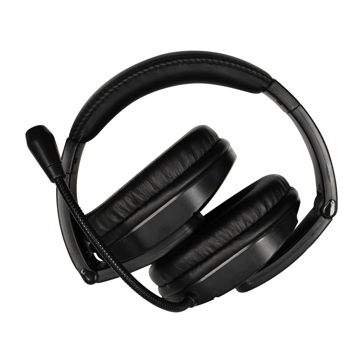 HamiltonBuhl MACH - 2 Multimedia Stereo Headset - Over - Ear with Steel Reinforced Gooseneck Mic (HML - M2USB) - SchoolOutlet