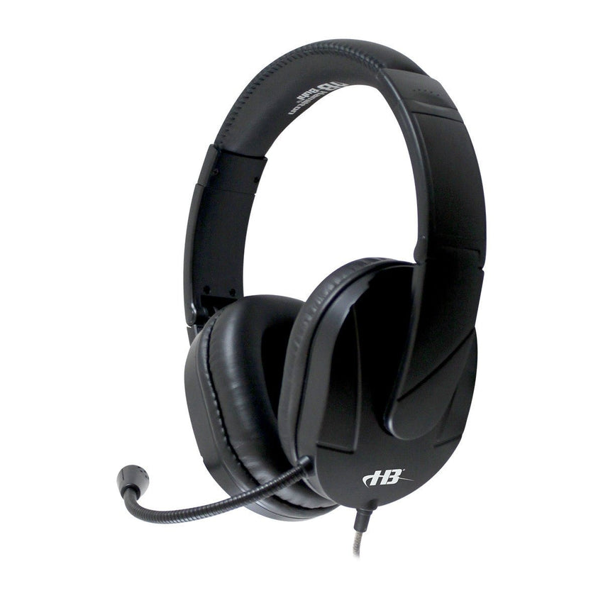 HamiltonBuhl MACH - 2 Multimedia Stereo Headset - Over - Ear with Steel Reinforced Gooseneck Mic (HML - M2USB) - SchoolOutlet