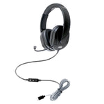 HamiltonBuhl MACH - 2 USB Type - C Multimedia Stereo Headset - Over - Ear with Steel - Reinforced Gooseneck Mic (HML - M2USBC) - SchoolOutlet