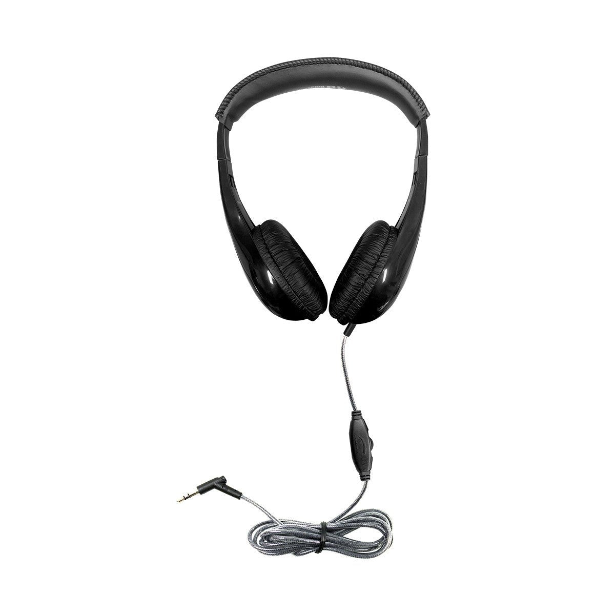 HamiltonBuhl Motiv8 TRS Classroom Headphone with In - line Volume Control (HML - M8BK1) - SchoolOutlet