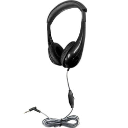 HamiltonBuhl Motiv8 TRS Classroom Headphone with In-line Volume Control (HML-M8BK1)
