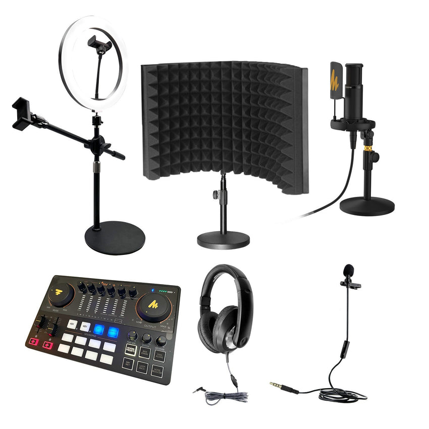 HamiltonBuhl Media Production Studio Kit Content Creation Tools 2 (HML - MPSK - CT3 - XLR) - SchoolOutlet