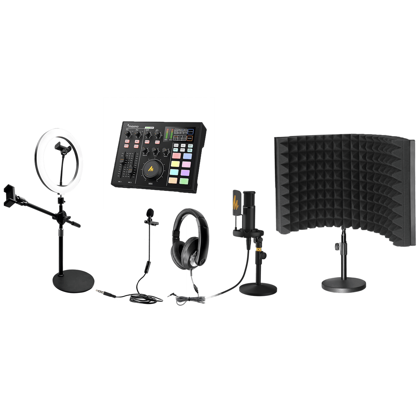 HamiltonBuhl Media Production Studio Kit Content Creation Tools 2 (HML - MPSK - CT3 - XLR) - SchoolOutlet