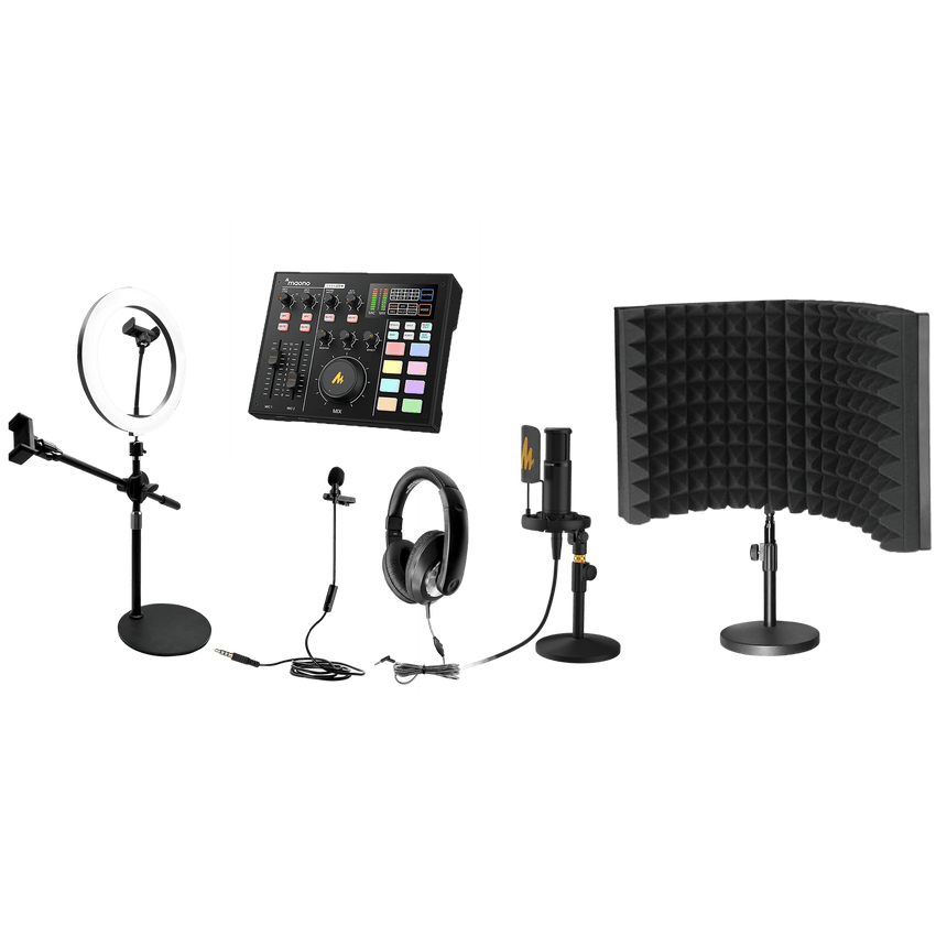 HamiltonBuhl Media Production Studio Kit Content Creation Tools 2 (HML - MPSK - CT3 - XLR) - SchoolOutlet