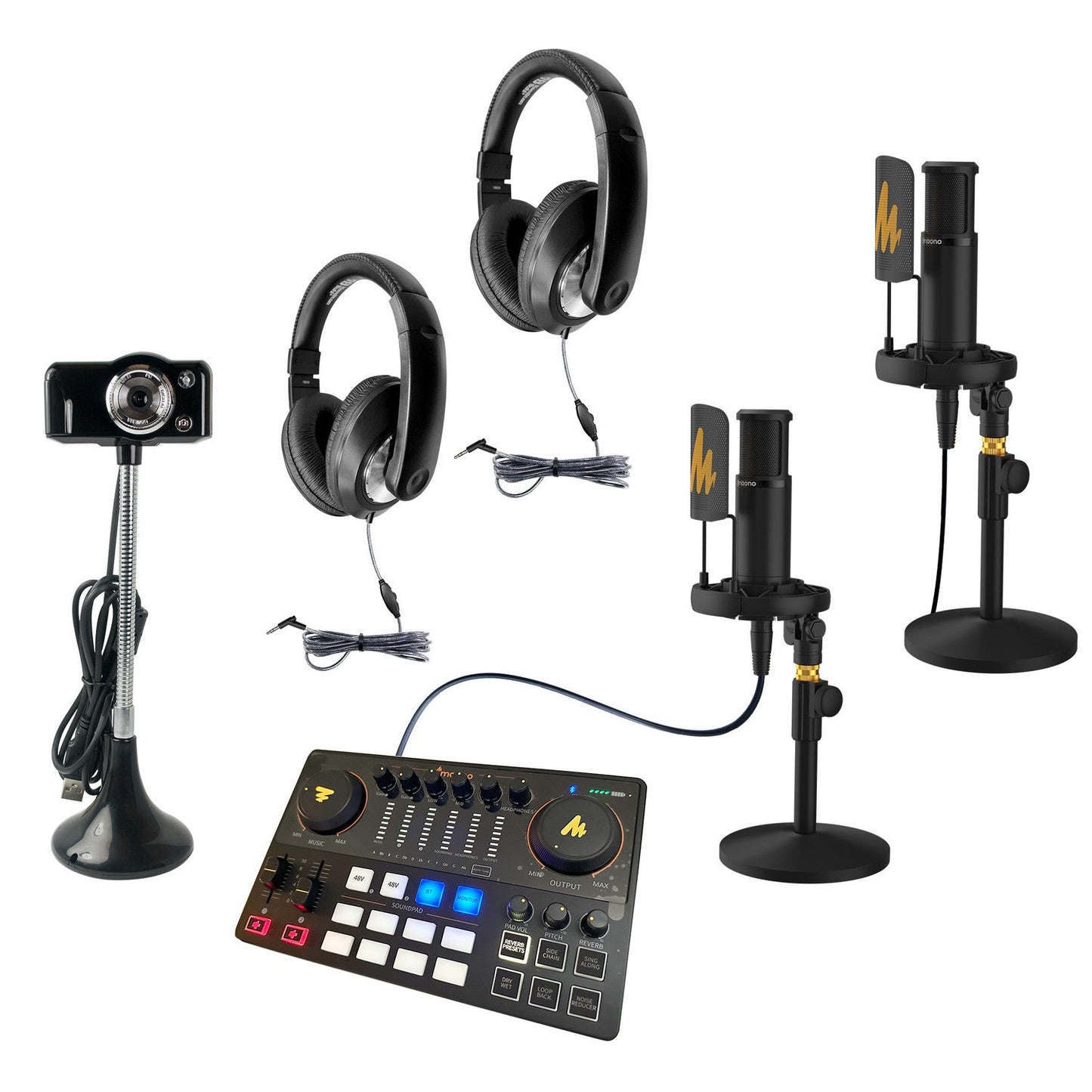 HamiltonBuhl Media Production Studio: Deluxe Interview Kit 2 (HML - MPSK - INT2) - SchoolOutlet