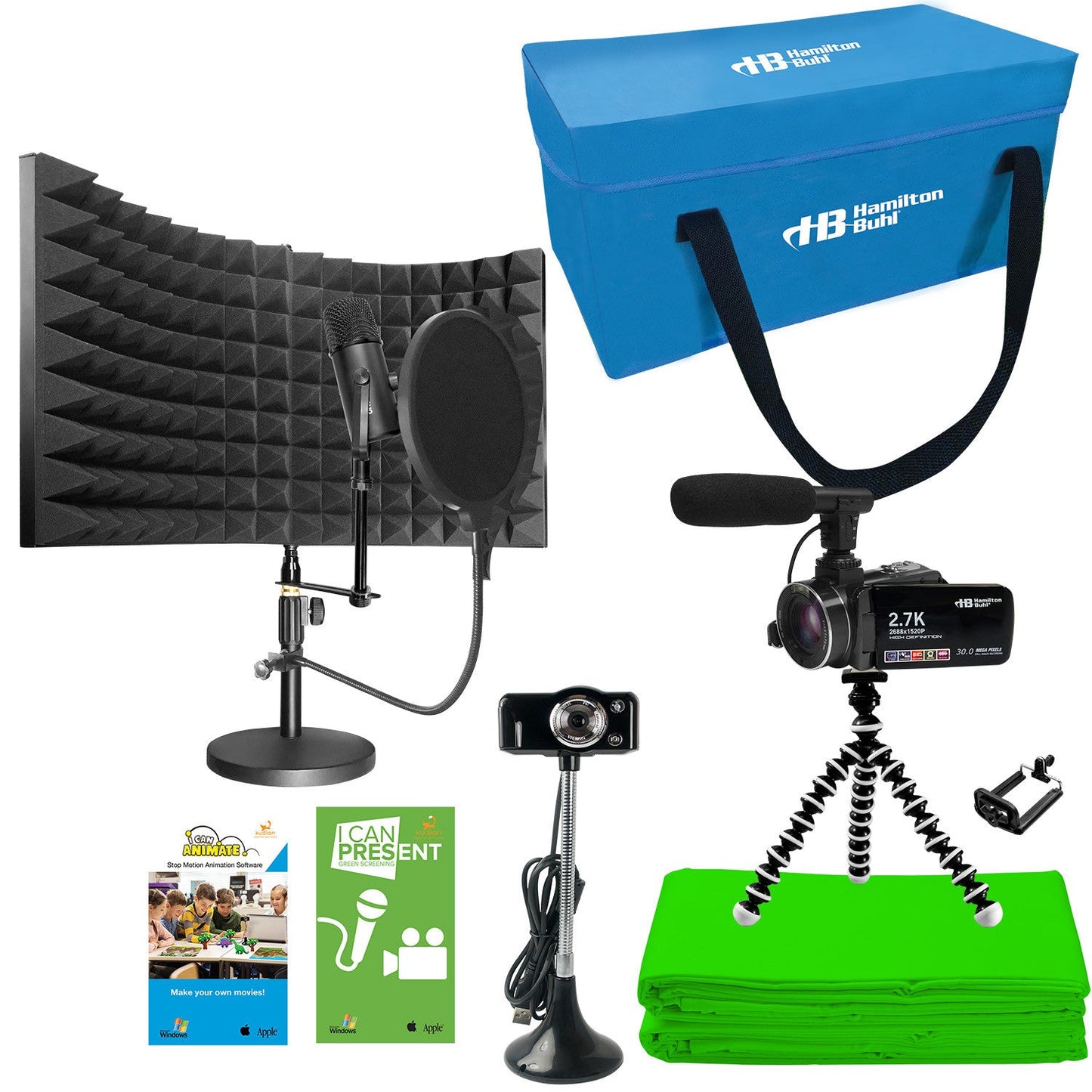 HamiltonBuhl Media Production Studio Kit Deluxe (HML - MPSK - X) - SchoolOutlet