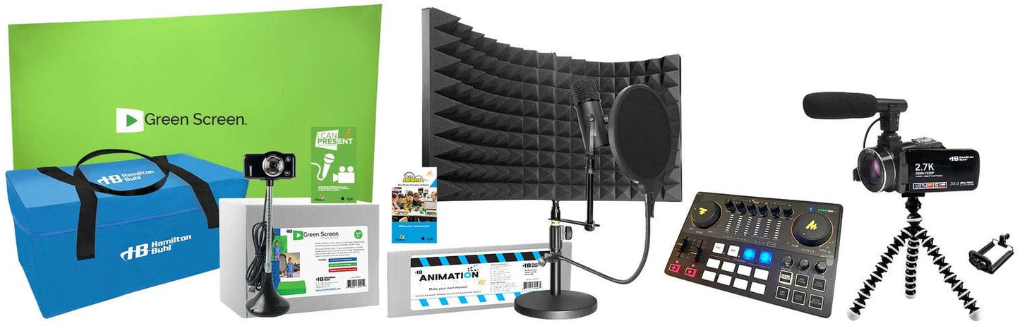 HamiltonBuhl Media Production Ultra - Deluxe Studio Kit (HML - MPSK - XL) - SchoolOutlet