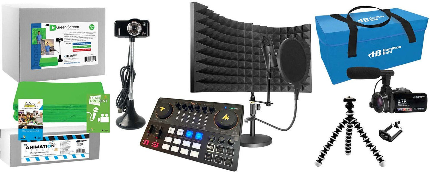HamiltonBuhl Media Production Ultra - Deluxe Studio Kit (HML - MPSK - XL) - SchoolOutlet