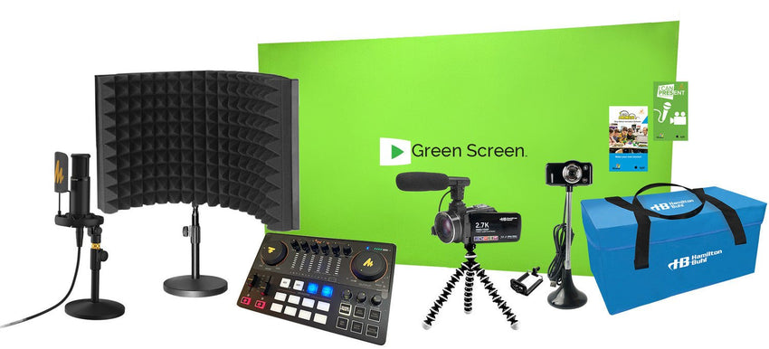 HamiltonBuhl Esports Media Production Ultra - Deluxe Studio Kit with XLR Mic (HML - MPSK - XLR) - SchoolOutlet