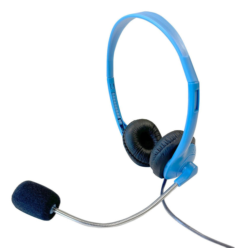 HamiltonBuhl Personal - Sized Headset with Steel - Reinforced Gooseneck Mic and TRRS Plug (HML - MS2G - AMV) - SchoolOutlet