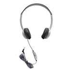 HamiltonBuhl SchoolMate On - Ear Stereo Headphone with Leatherette Cushions and in - line Volume (HML - MS2LV) - SchoolOutlet