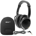 HamiltonBuhl Deluxe Active Noise - Cancelling Headphones with Case (HML - NCHBC1) - SchoolOutlet