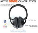 HamiltonBuhl Deluxe - Size Active Noise - Cancelling Headset with In - Line Microphone and Case (HML - NCHBC12) - SchoolOutlet