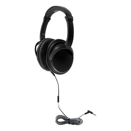 HamiltonBuhl Deluxe - Size Active Noise - Cancelling Headset with In - Line Microphone and Case (HML - NCHBC12) - SchoolOutlet