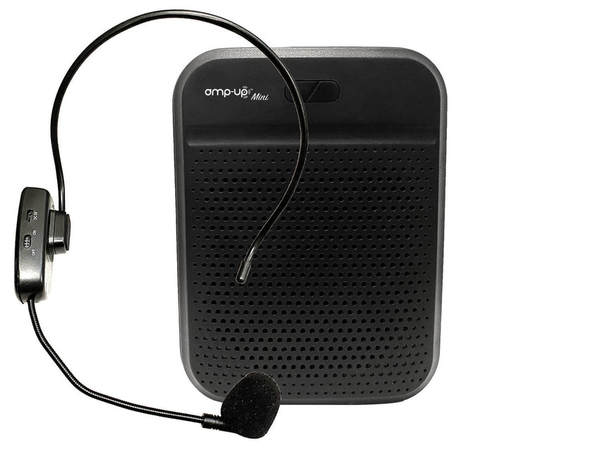 HamiltonBuhl Amp - Up Mini Personal UHF Voice Amplifier with Wireless Microphone (HML - PA - 25E) - SchoolOutlet