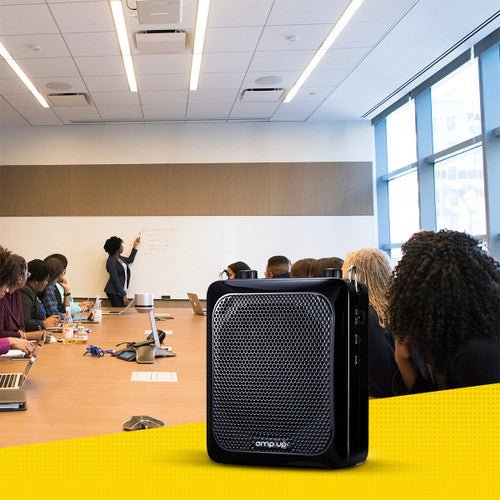 HamiltonBuhl Amp - Up Personal UHF Voice Amplifier with Wireless Microphone – up to 40 Channels without Interference (HML - PA - 25W) - SchoolOutlet