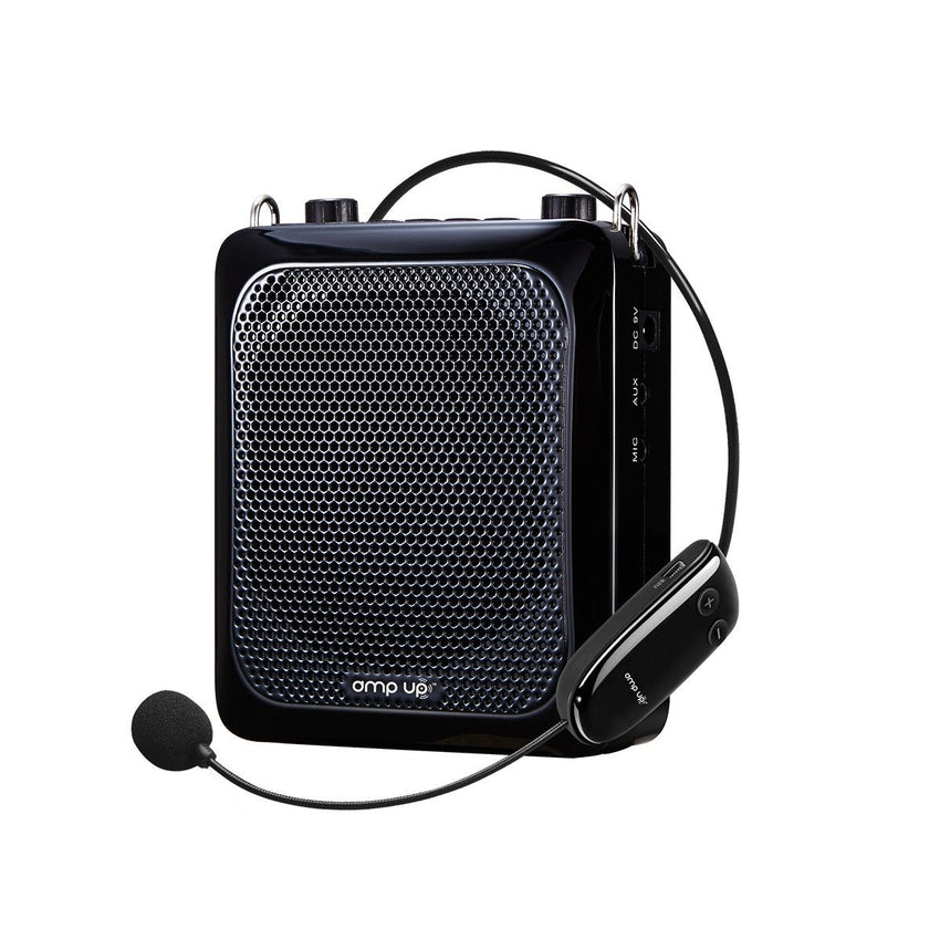 HamiltonBuhl Amp - Up Personal UHF Voice Amplifier with Wireless Microphone – up to 40 Channels without Interference (HML - PA - 25W) - SchoolOutlet