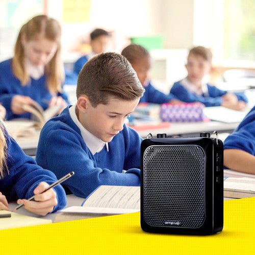 HamiltonBuhl Amp - Up Personal UHF Voice Amplifier with Wireless Microphone – up to 40 Channels without Interference (HML - PA - 25W) - SchoolOutlet