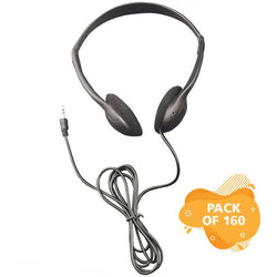HamiltonBuhl Personal Economical Headphones, 160 Pack (HML-PER/160)