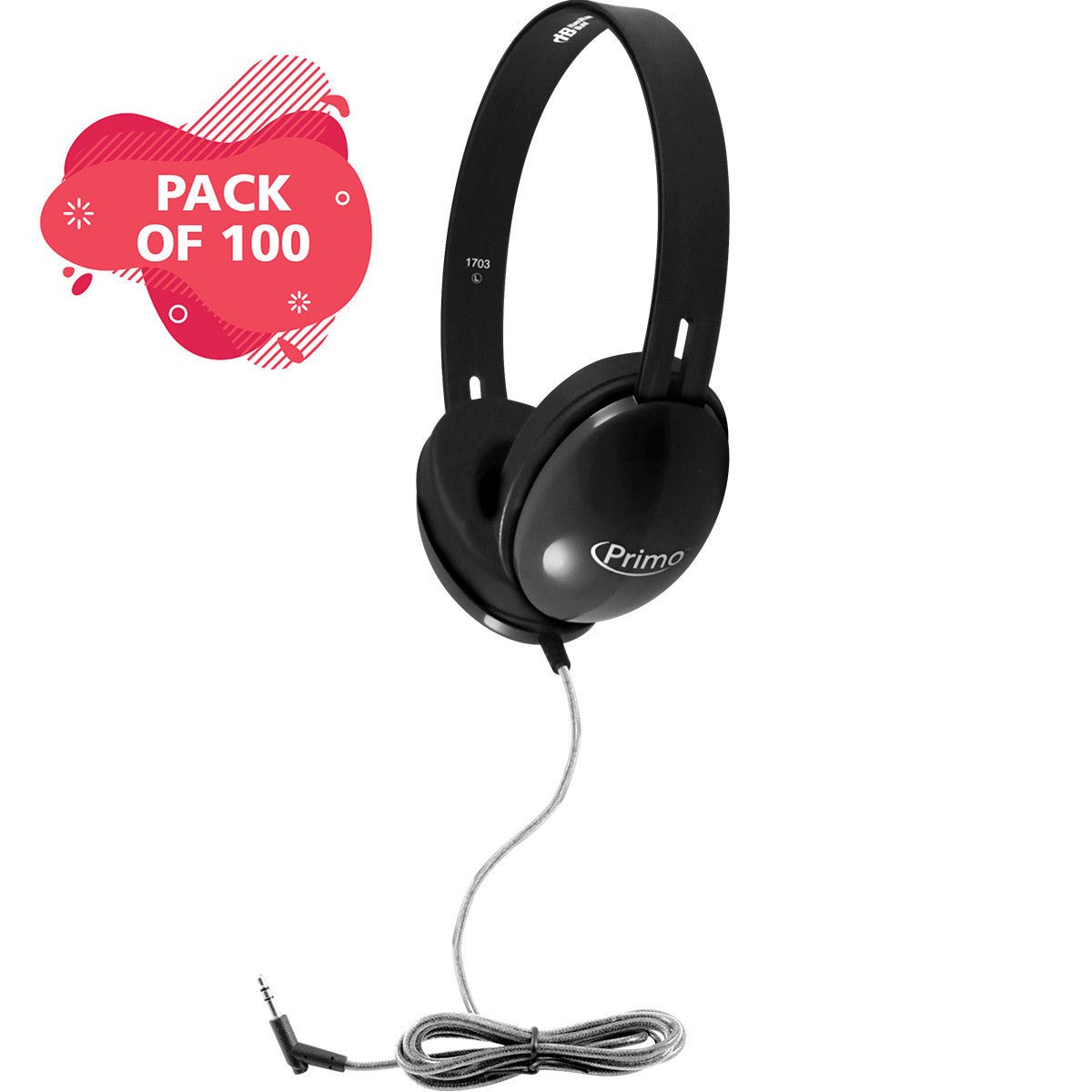 HamiltonBuhl Primo Stereo Headphones (HML - PRM100 - XXX100) - SchoolOutlet
